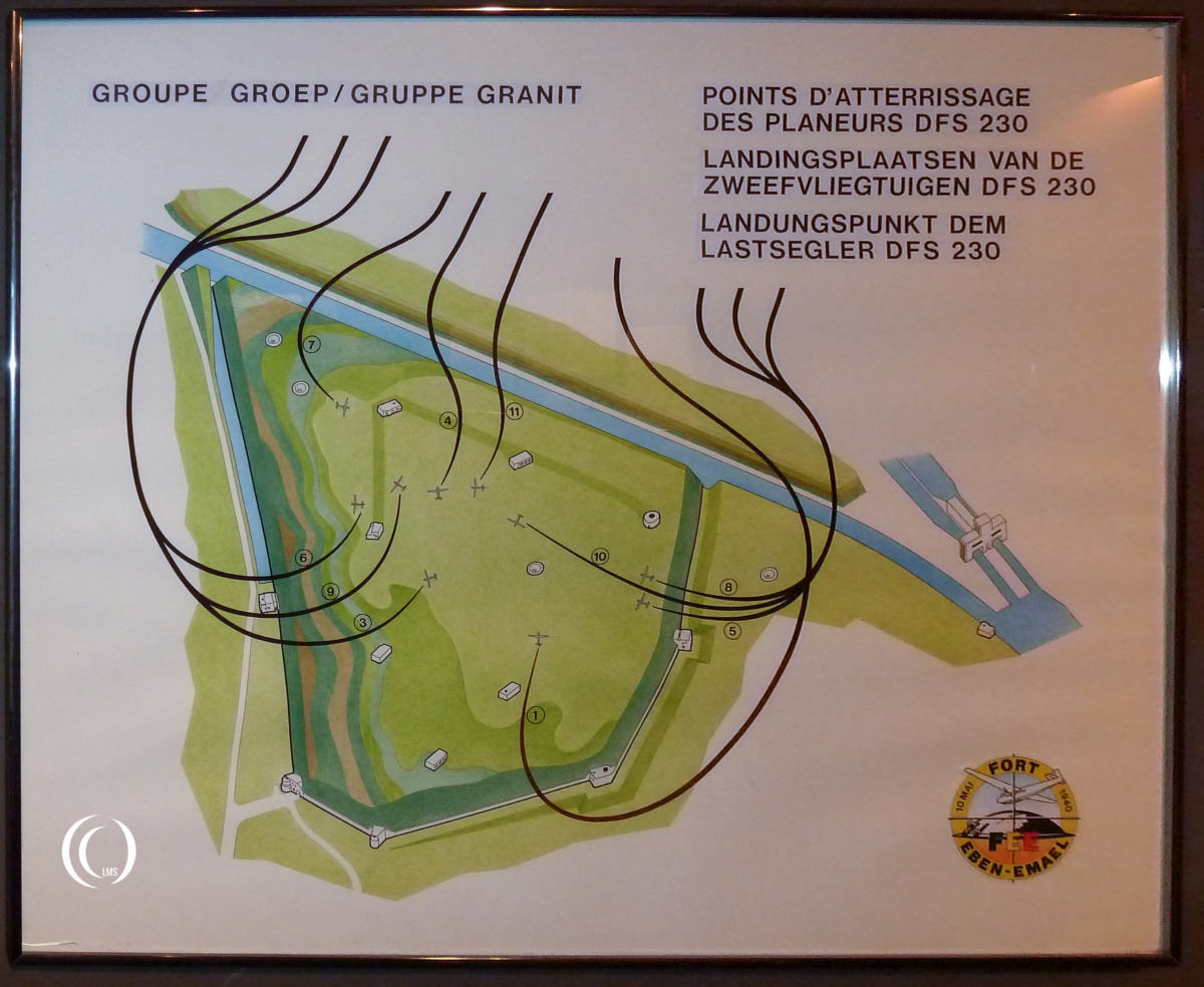 Flight trajectories of gliders of Gruppe Granit
