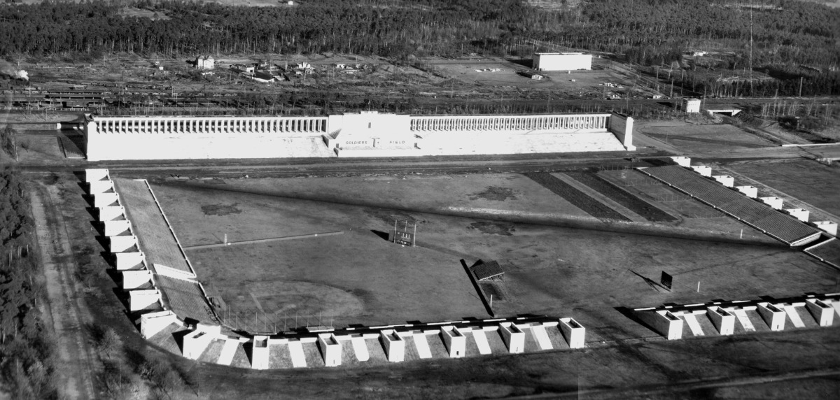 Zeppelin Field in 1947