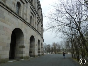 The Congress Hall - The Große Straße & The Electrical Transformer Building at the Nazi Party Rally Grounds in Nuremberg Germany