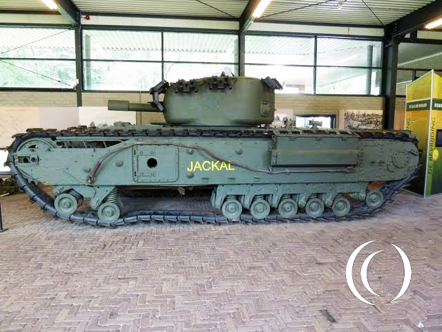 a Churchill tank Mark IV named Jackal