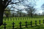 German Cemetery at Fort La Malmaison on Chemin des Dames - France