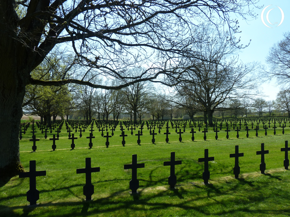 German Cemetery at Fort La Malmaison on Chemin des Dames