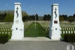 A World War One French Military Cemetery near Ambleny - France