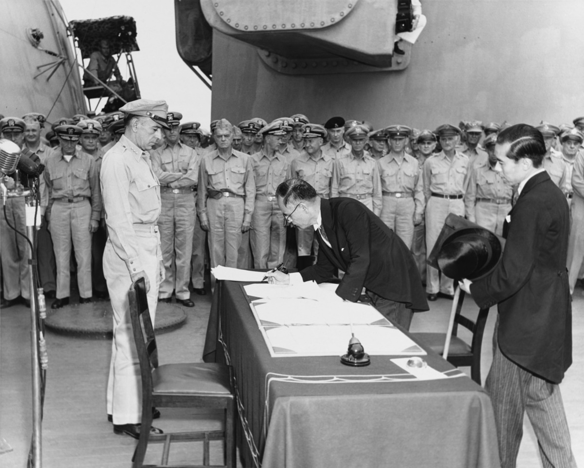 Japanese surrender WWII