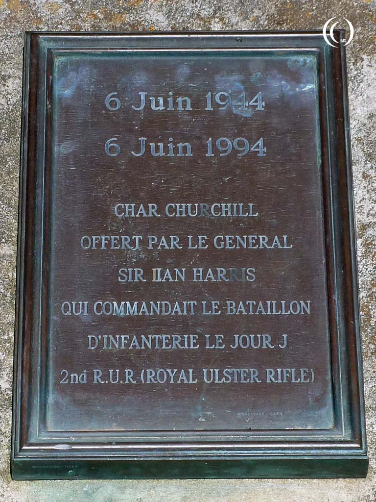 Churchill Mk IV AVRE Tank Graye-sur-Mer D-Day 1944 Memorial