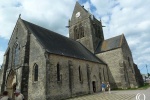 D-day: Church Notre-Dame-de-l'Assomption - Sainte-Mère-Église, Normandy, France