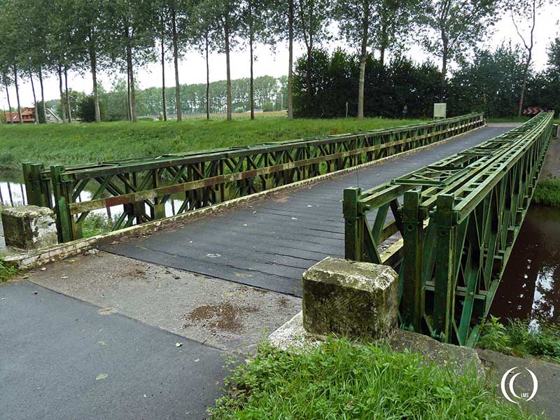Bailey-bridge-maldegem-leopold-canal-belgium