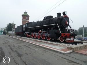 The ФД20 or FD20 Locomotive in Kurgan, Oblast Kurgan Russia