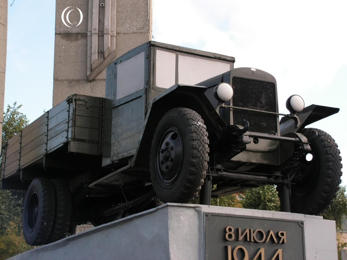 Zis-5 truck at the UralAZ Factory in Miass - Russia