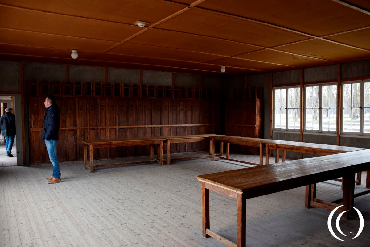 Living quarters in a Dachau Barrack