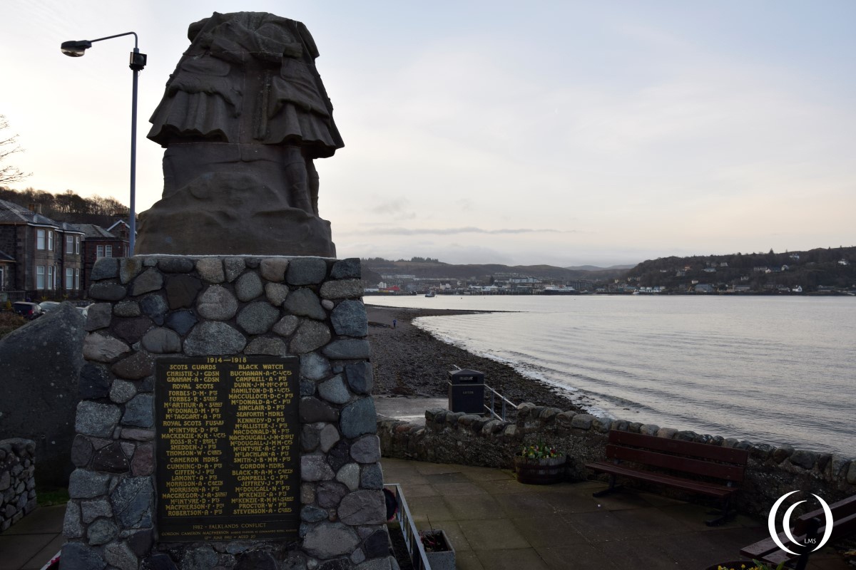 War memorial, Oban Scotland United kingdom