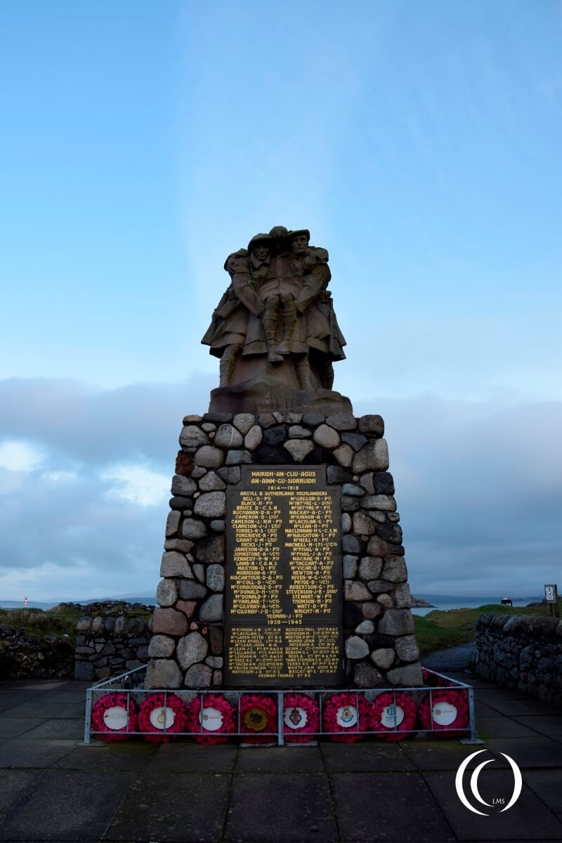 Oban war memorial Scotland