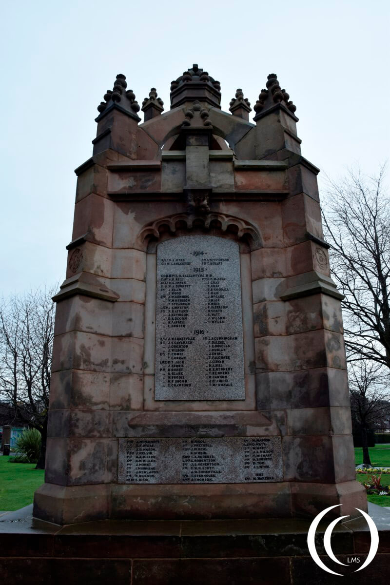 War memorial Dalkeith World War One and World War Two victims