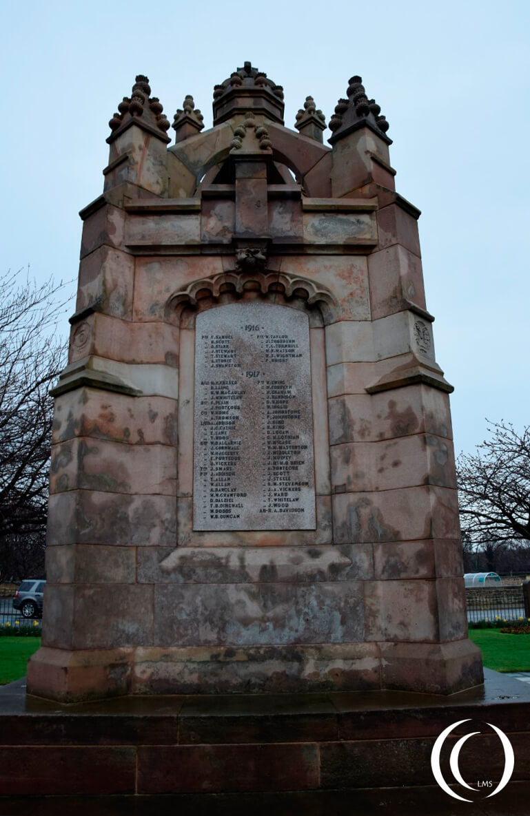 War memorial Dalkeith - World War One remembrance
