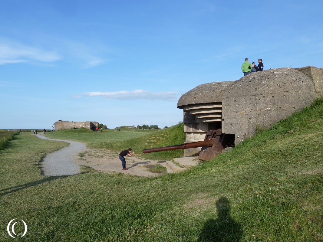 Marine Küsten Batterie Longues-sur-Mer, Normandy France | LandmarkScout