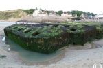 Arromanches-les-Bains and the Mulberry Harbour Normandy France.