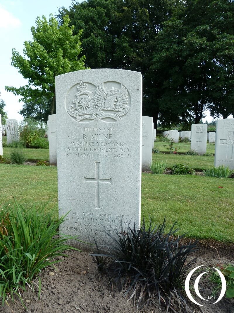 Fallen during operation Veritable - War Cemetery Groesbeek