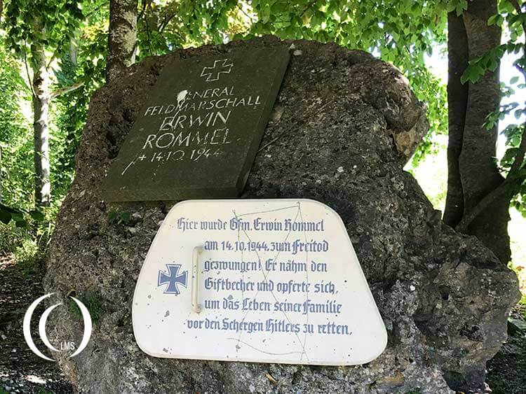 Field Marshal Erwin Rommel Suicide Memorial Stone - Blaustein, Germany