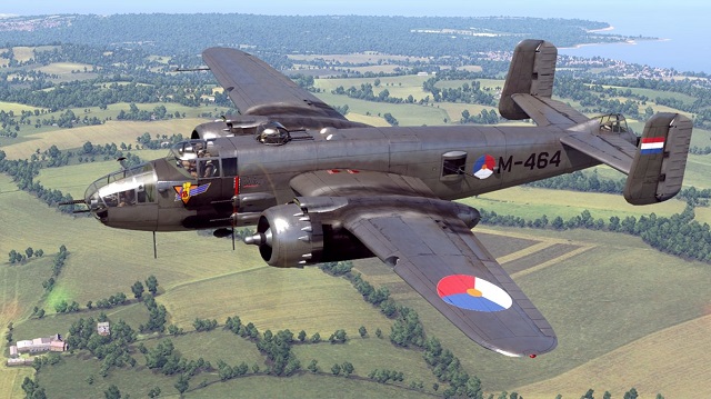 North American B-25J Mitchell - Courtesy Marsethistoria