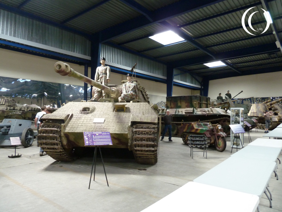 Panzerkampfwagen V Panther and the Bergepanther in the back - photo 2014