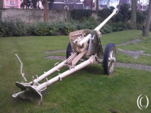 German Anti Tank Gun PaK 40 Municipal Hall Garden – Valkenburg, The Netherlands