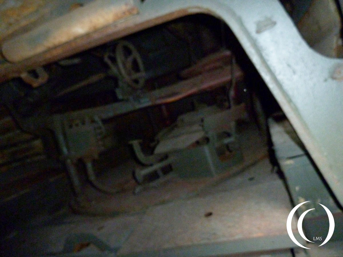 Inside the Tiger I, The turret seen from the drivers position- photo 2014