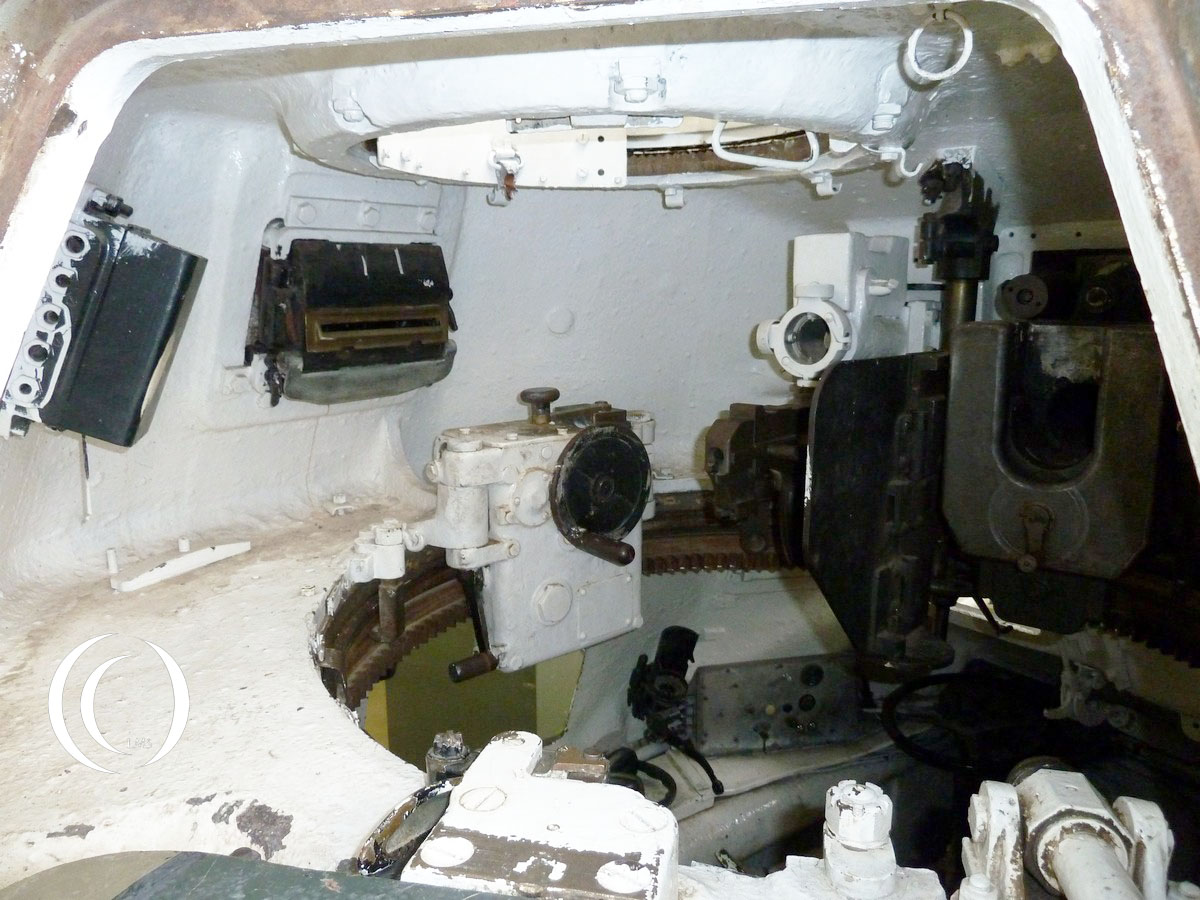 Inside the cupola Somua S35 Tank - photo 2014