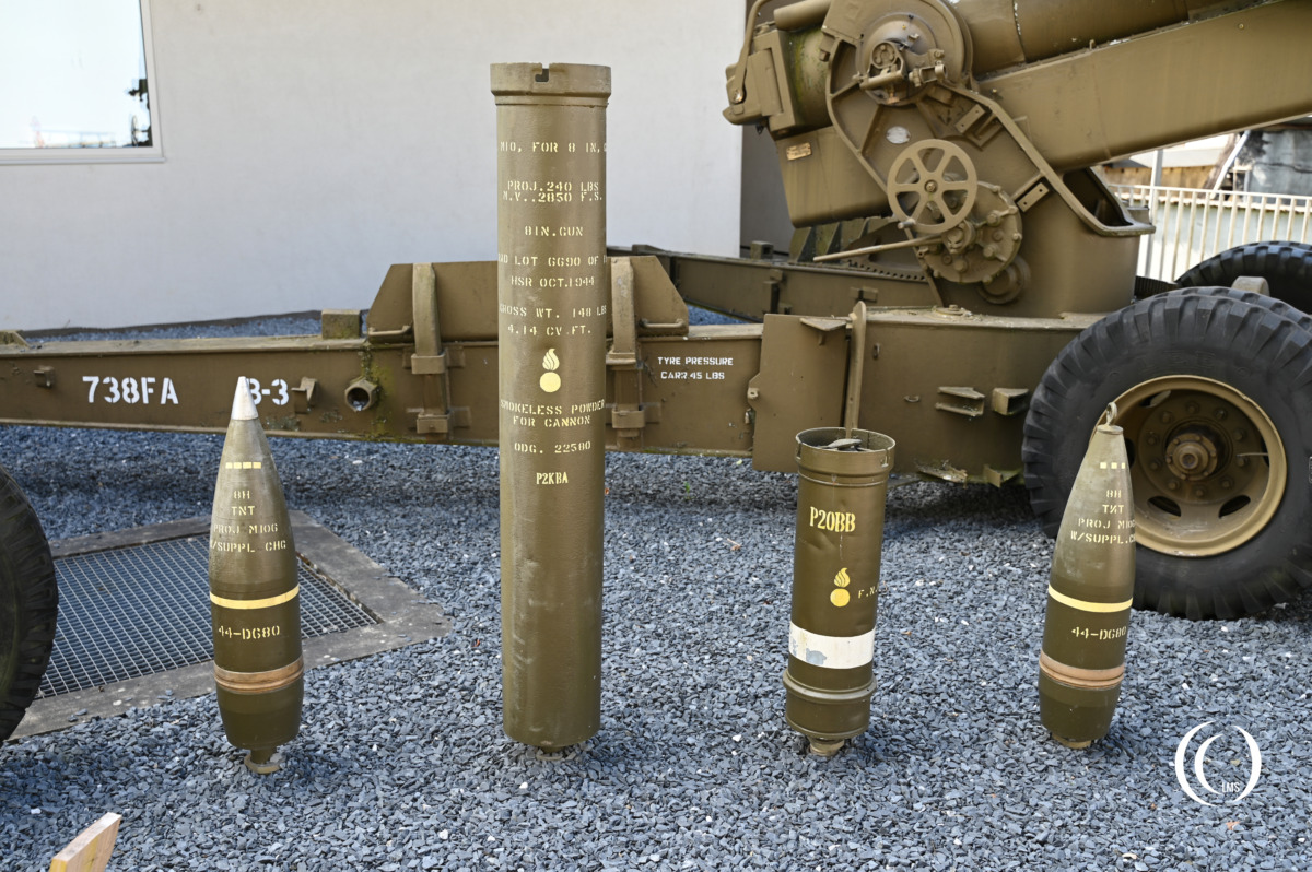 US 8 inch M1 Howitzer ammunition
