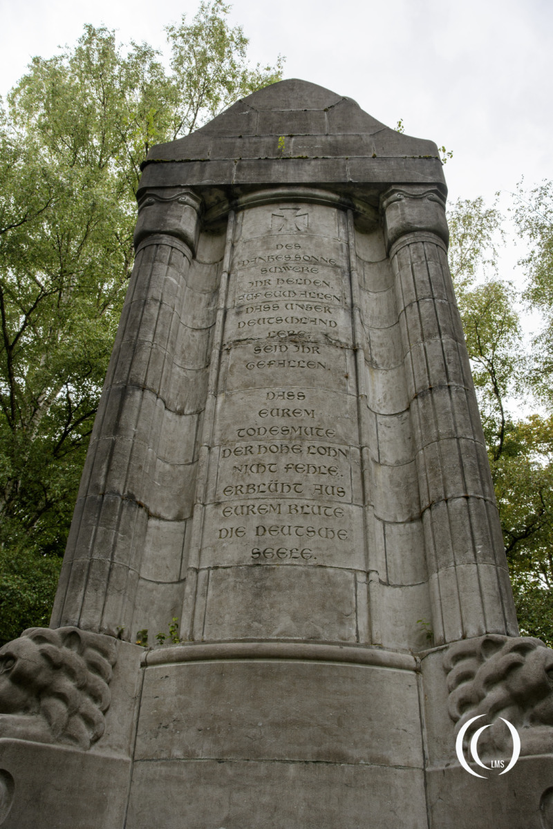 German WW1 monument Robermont Cemetery Liege