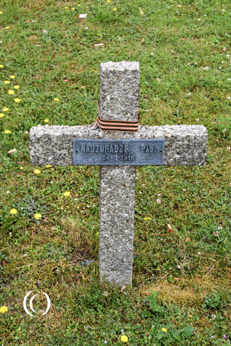 Grave Paul Nadzuradze 1916 Robermont Belgium