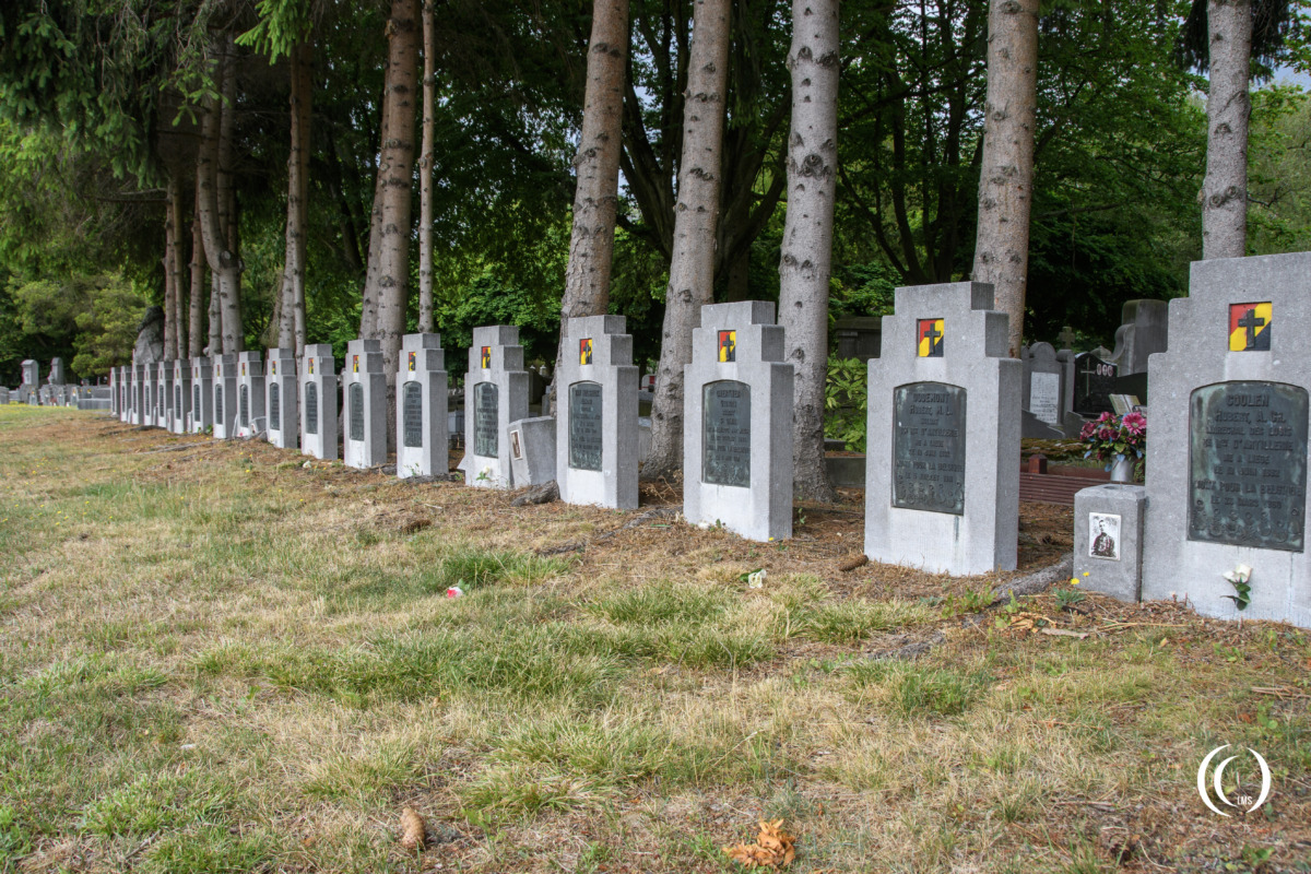 Belgian medal recipients Robermont cemetery