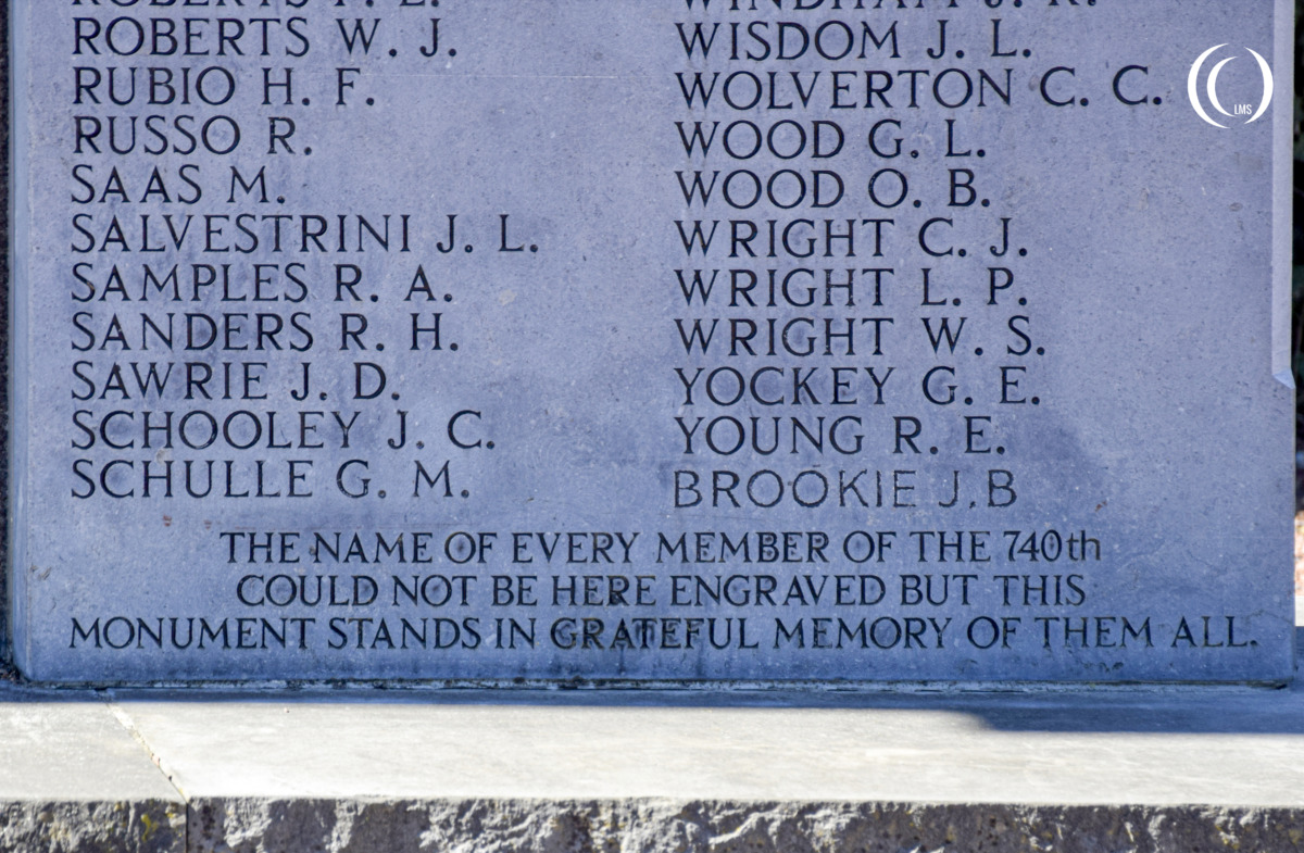 US 740th Daredevil monument