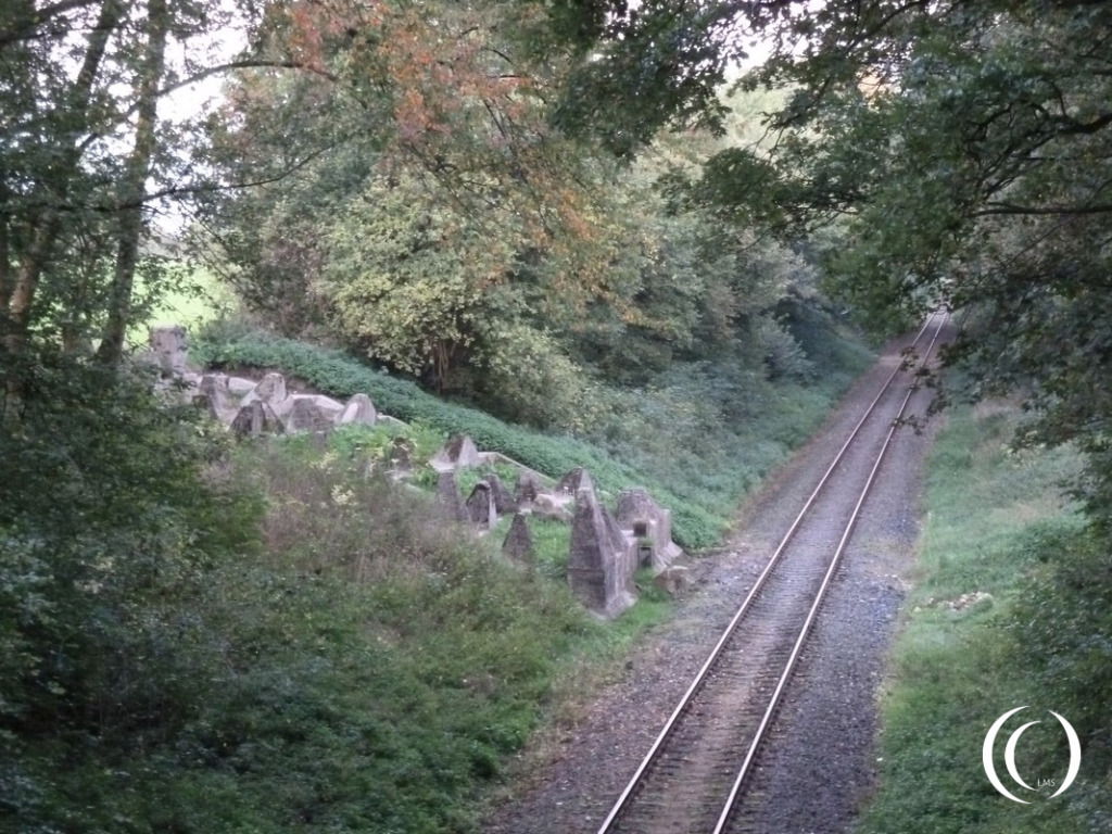 Panzersperre, the Siegfried Line on a Railroad Crossing – near Bocholtz, Aachen Germany