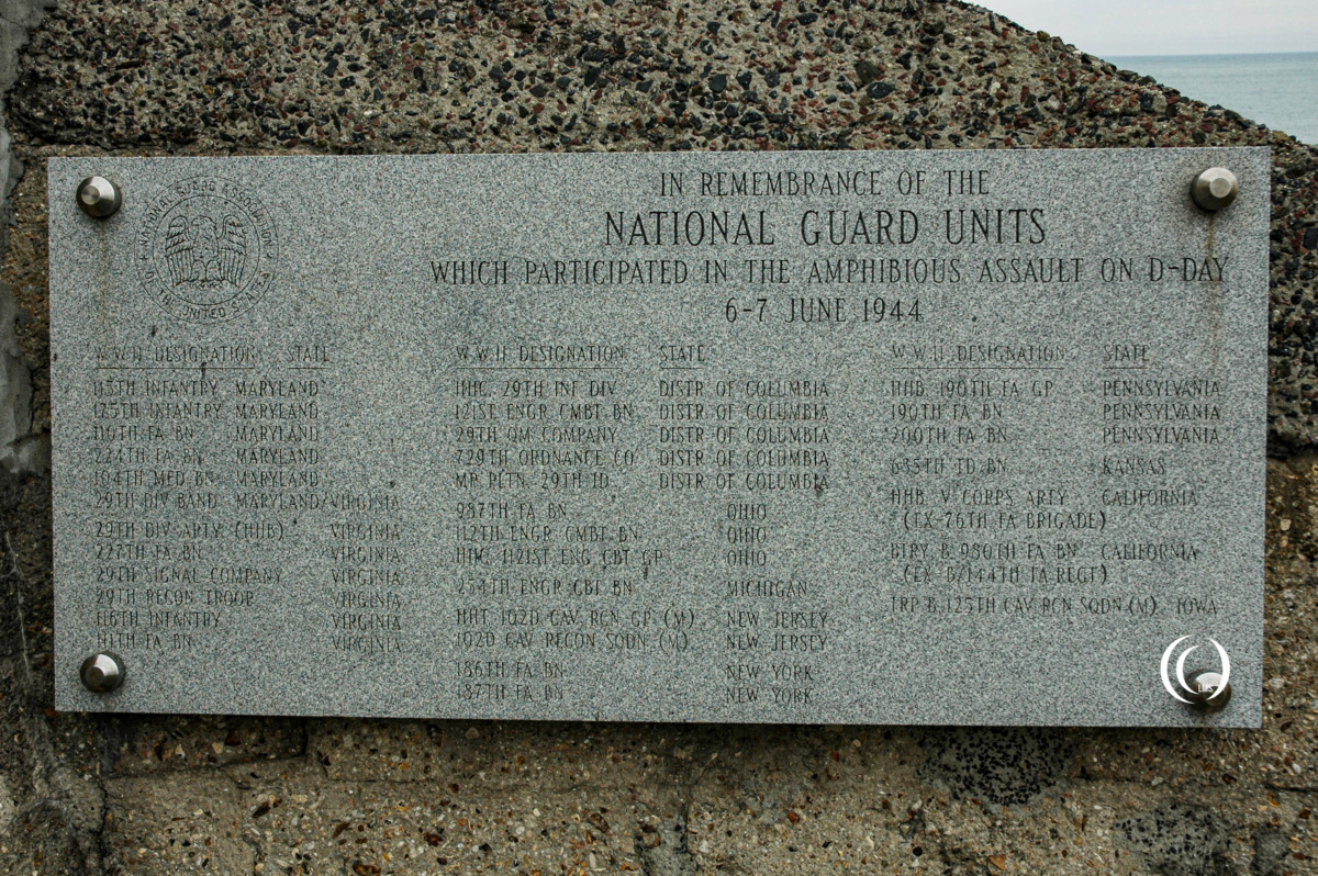 National Guard Memorial Omaha Beach