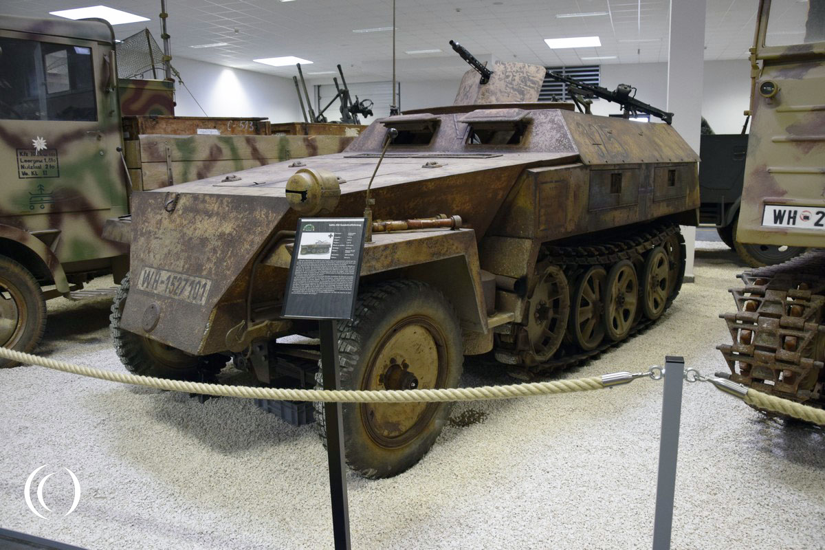 Sd.Kfz. 250 – Light Armored Personnel Carrier – German Halftrack