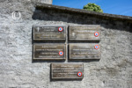 Memorial Plaques for Fallen Soldiers of WWII at the Cemetery of Meyronnes - Val-d'Oronaye, Alpes-de-Haute-Provence, France