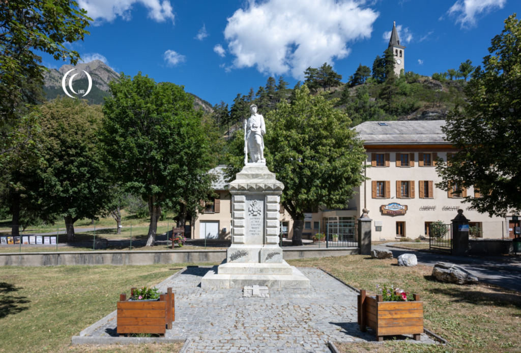 War Memorial for the fallen of Jausiers - Alpes-de-Haute-Provence, France